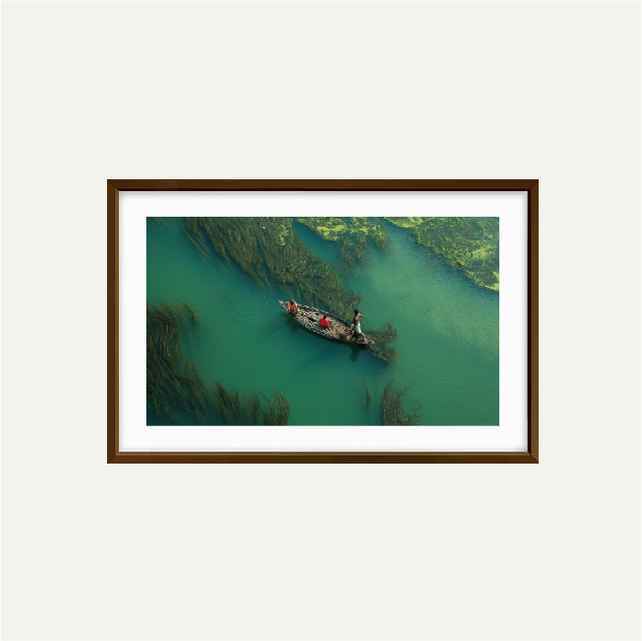 Fishermen in Teal Waters Two
