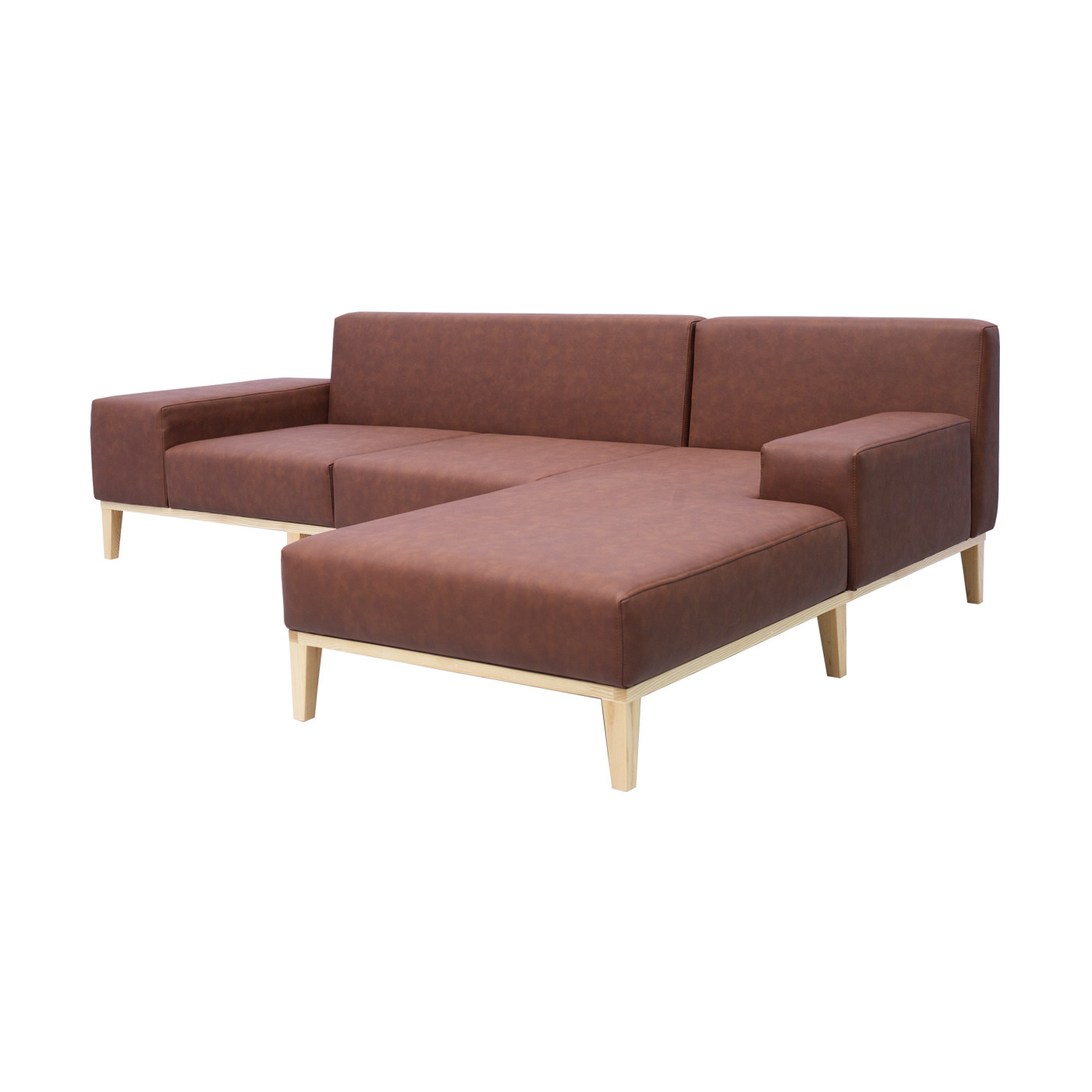 Soho Faux Leather Light Sofa
