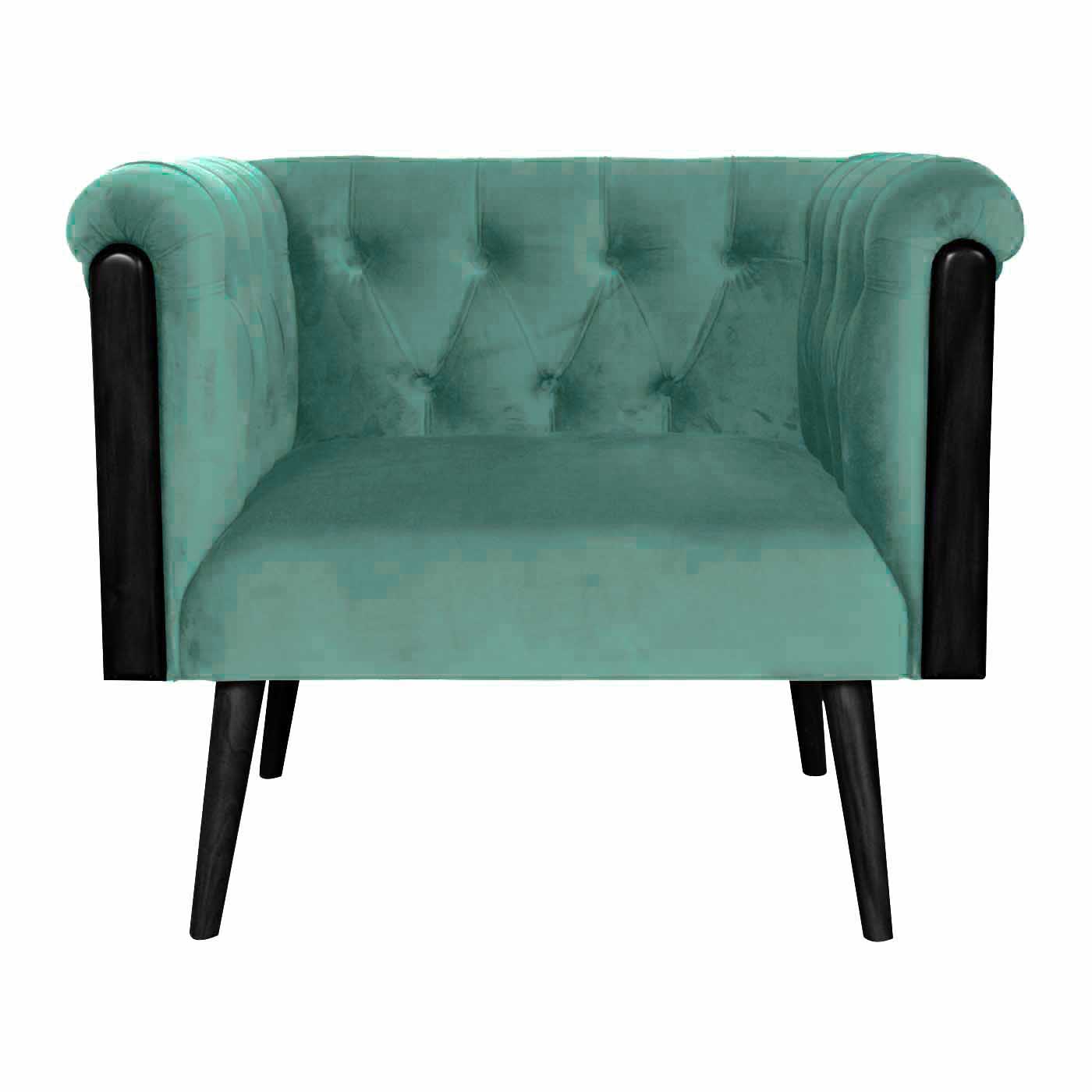 Chesterfield  Ebony Single Sofa