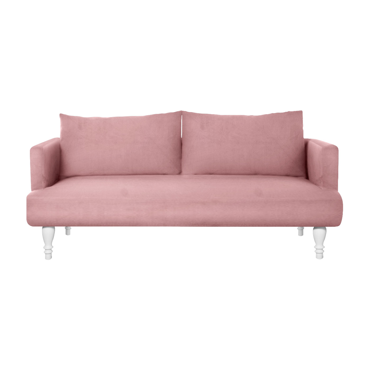 Rosewall  White Double Sofa