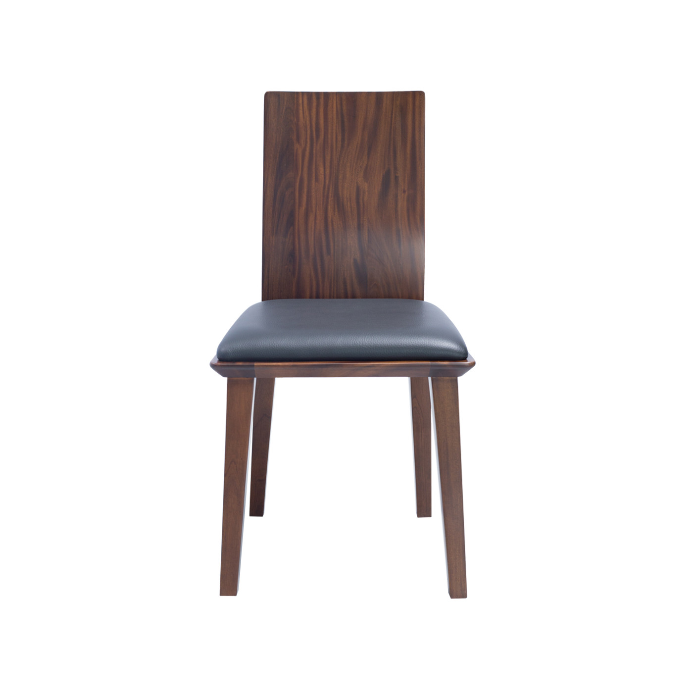 Muko Faux Leather Dark Dining Chair