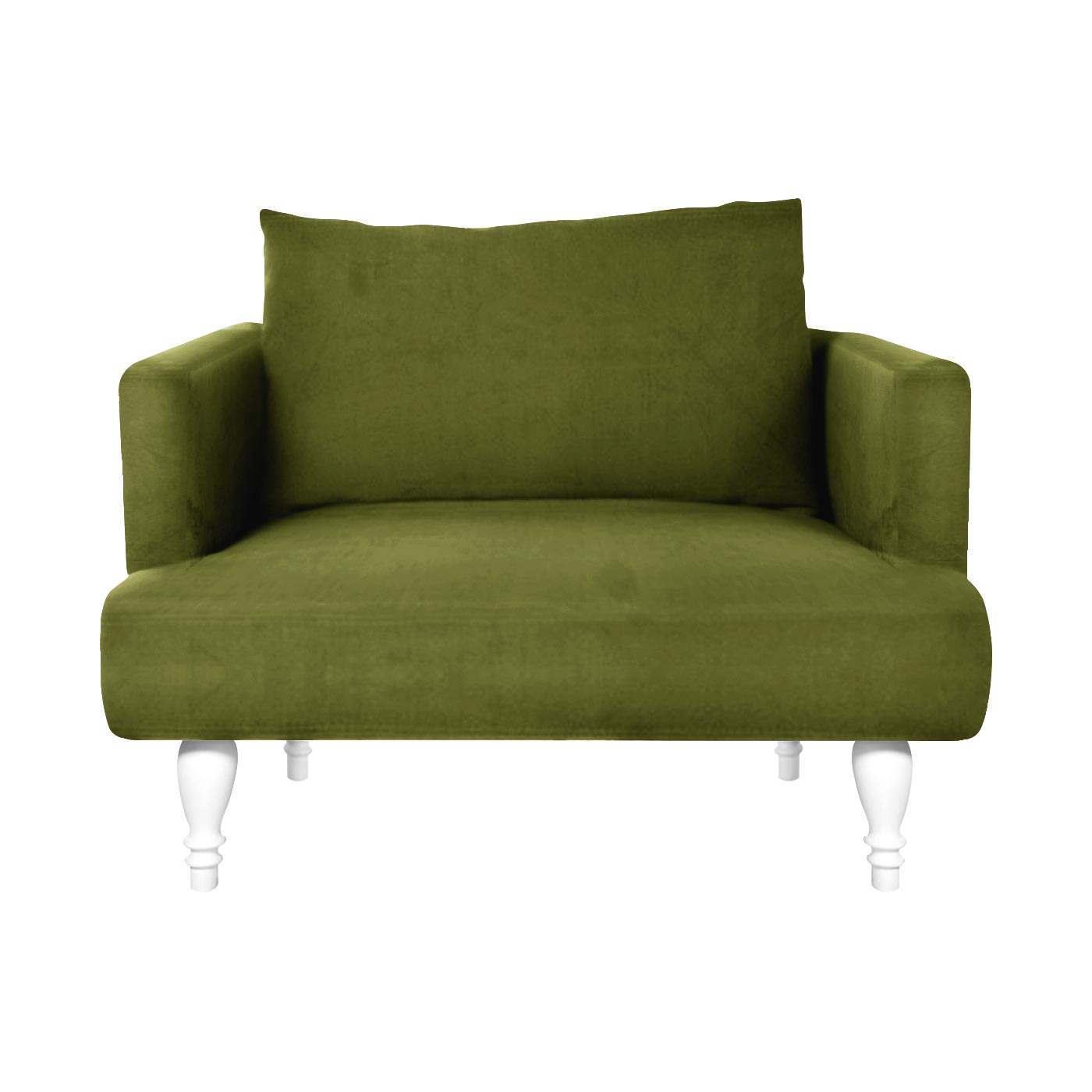 Rosewall  White Single Sofa