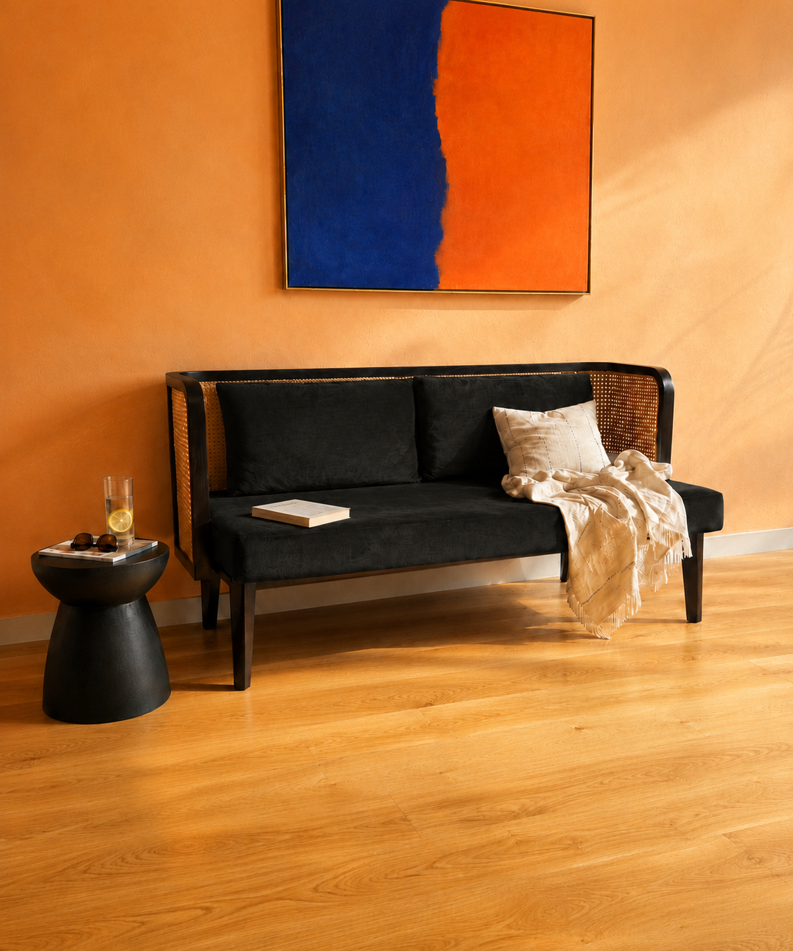 Ratargul Ebony Double Sofa