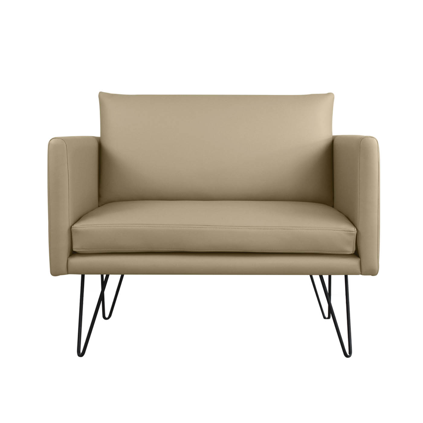 Noblitt Faux Leather Single Sofa