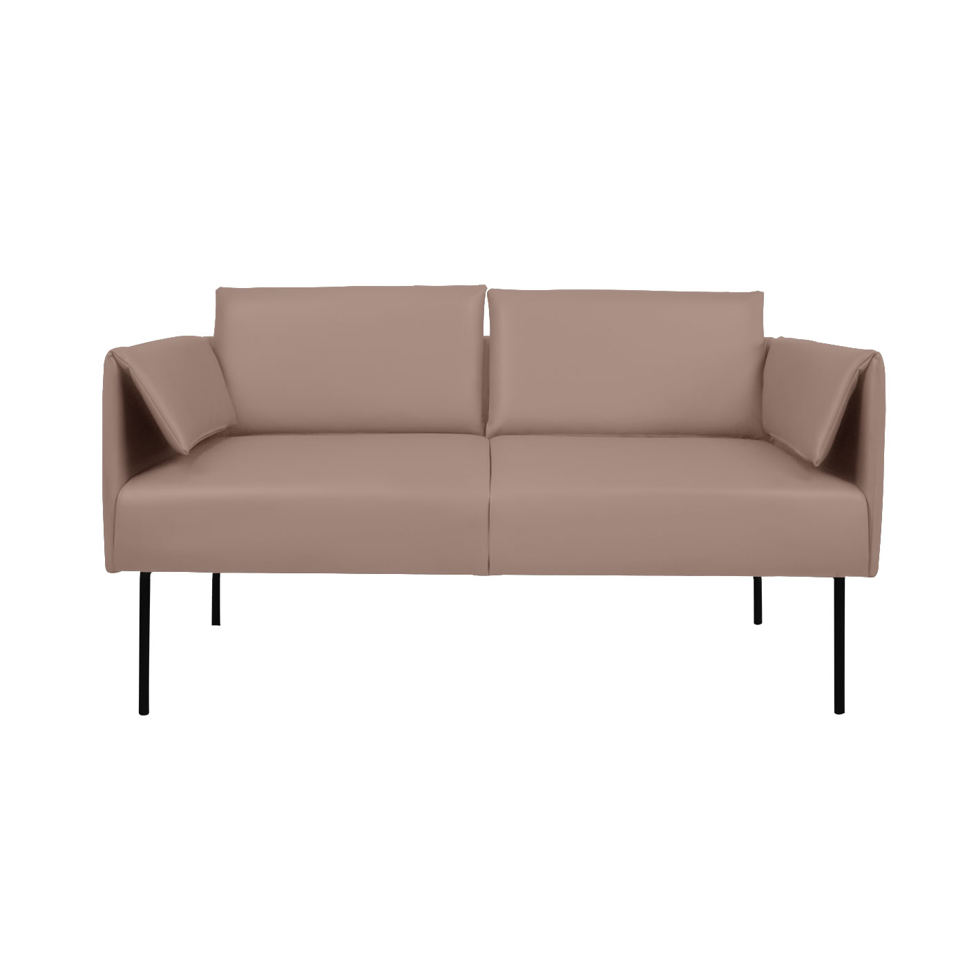 Preston Faux Leather Double Sofa