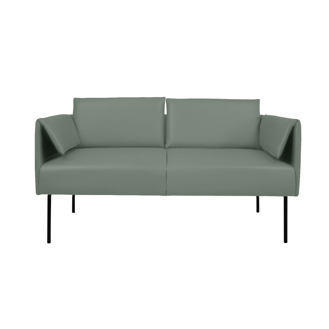 Preston Faux Leather Double Sofa