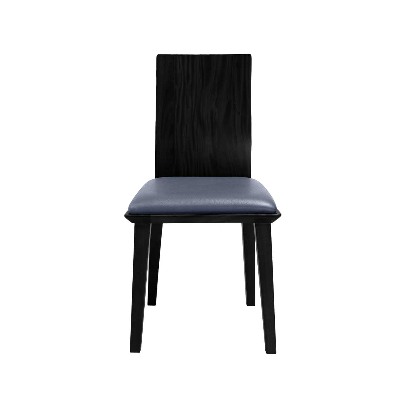 Muko Faux Leather Ebony Dining Chair