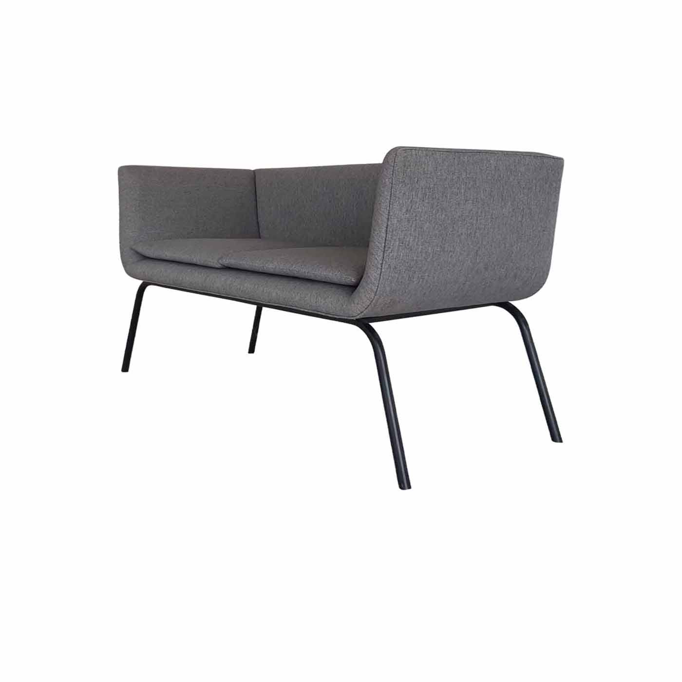 Elliot  Ebony Double Sofa