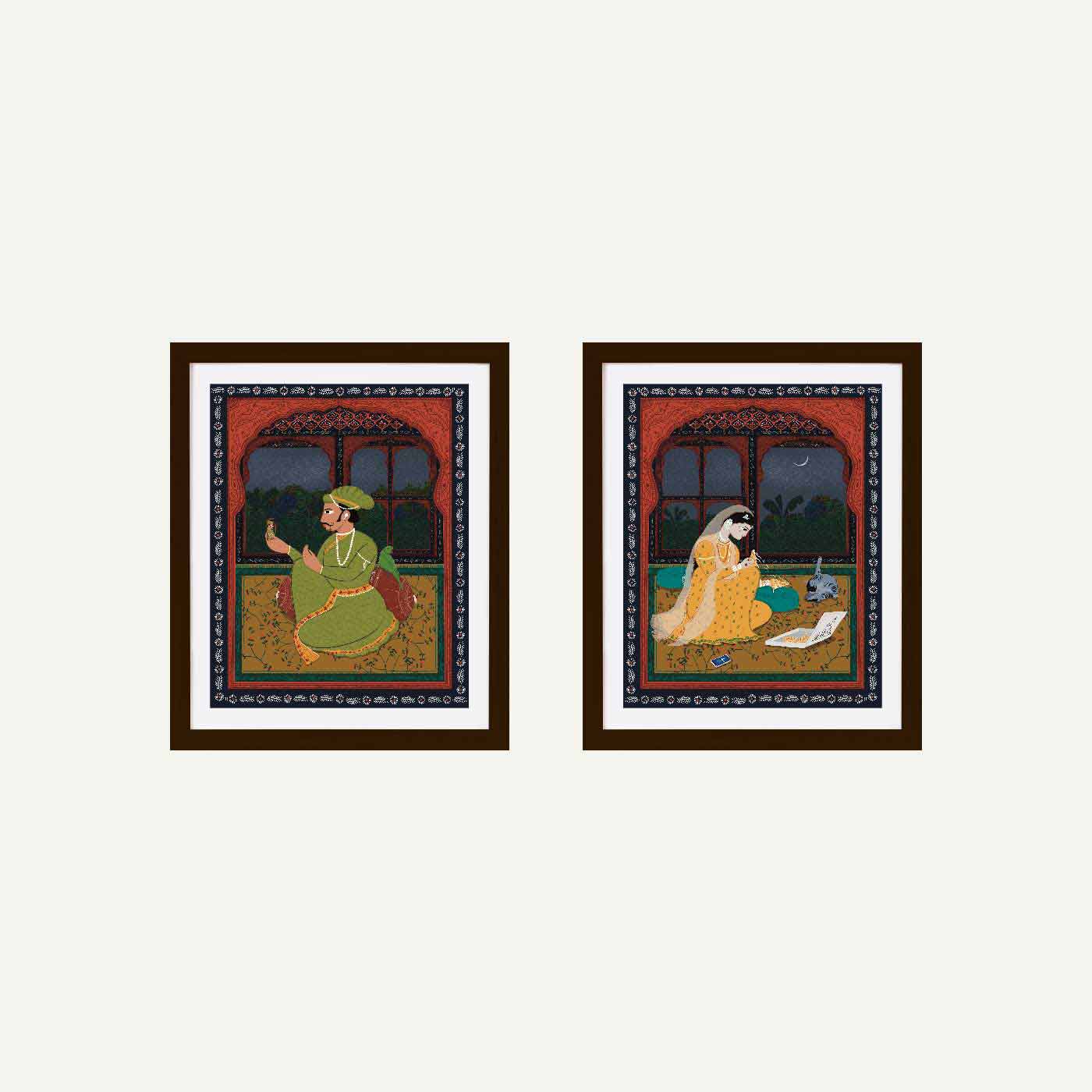 King and Queen Set Of Two