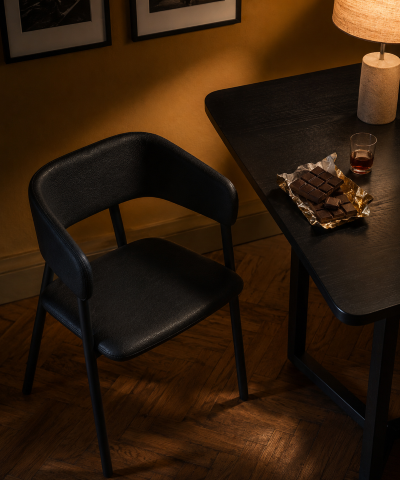 Navigli Faux Leather Dining Chair