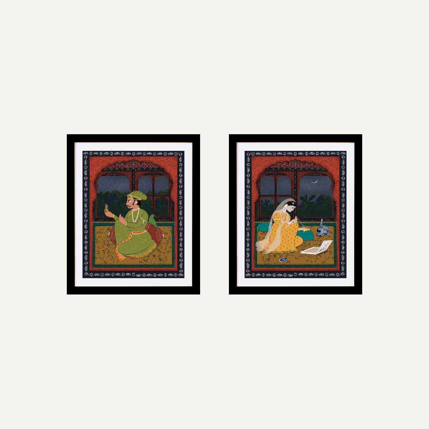 King and Queen Set Of Two