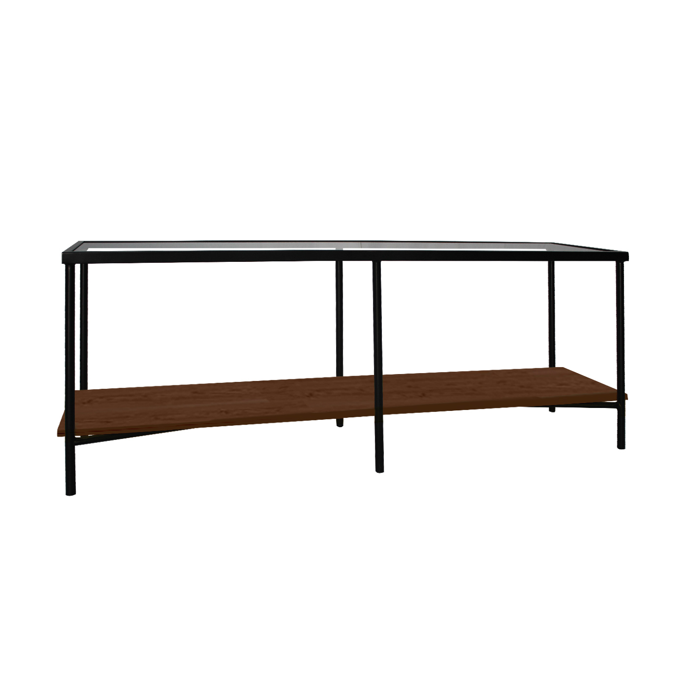 Preston Glass Low Shelf