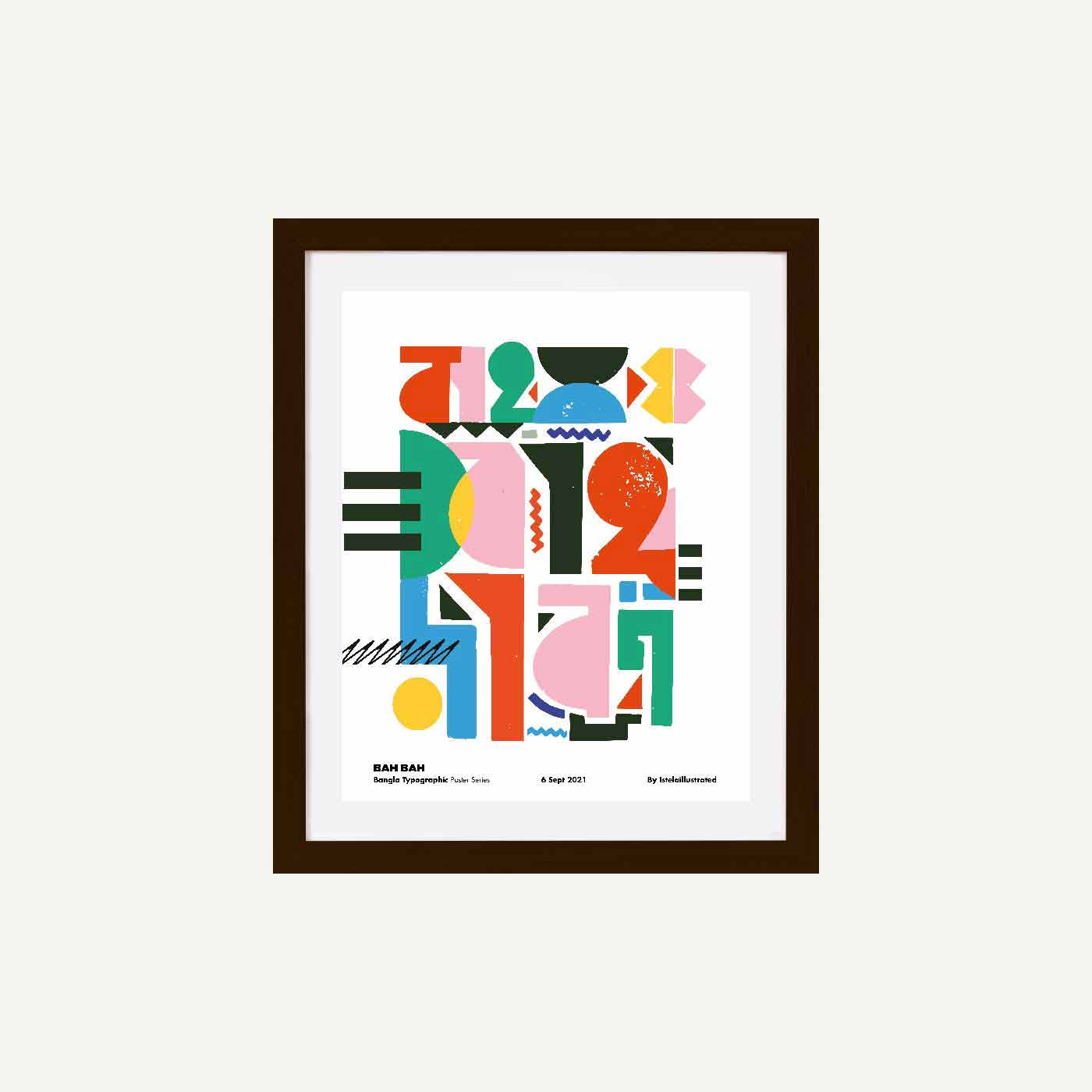 Bangla Typography Poster Series