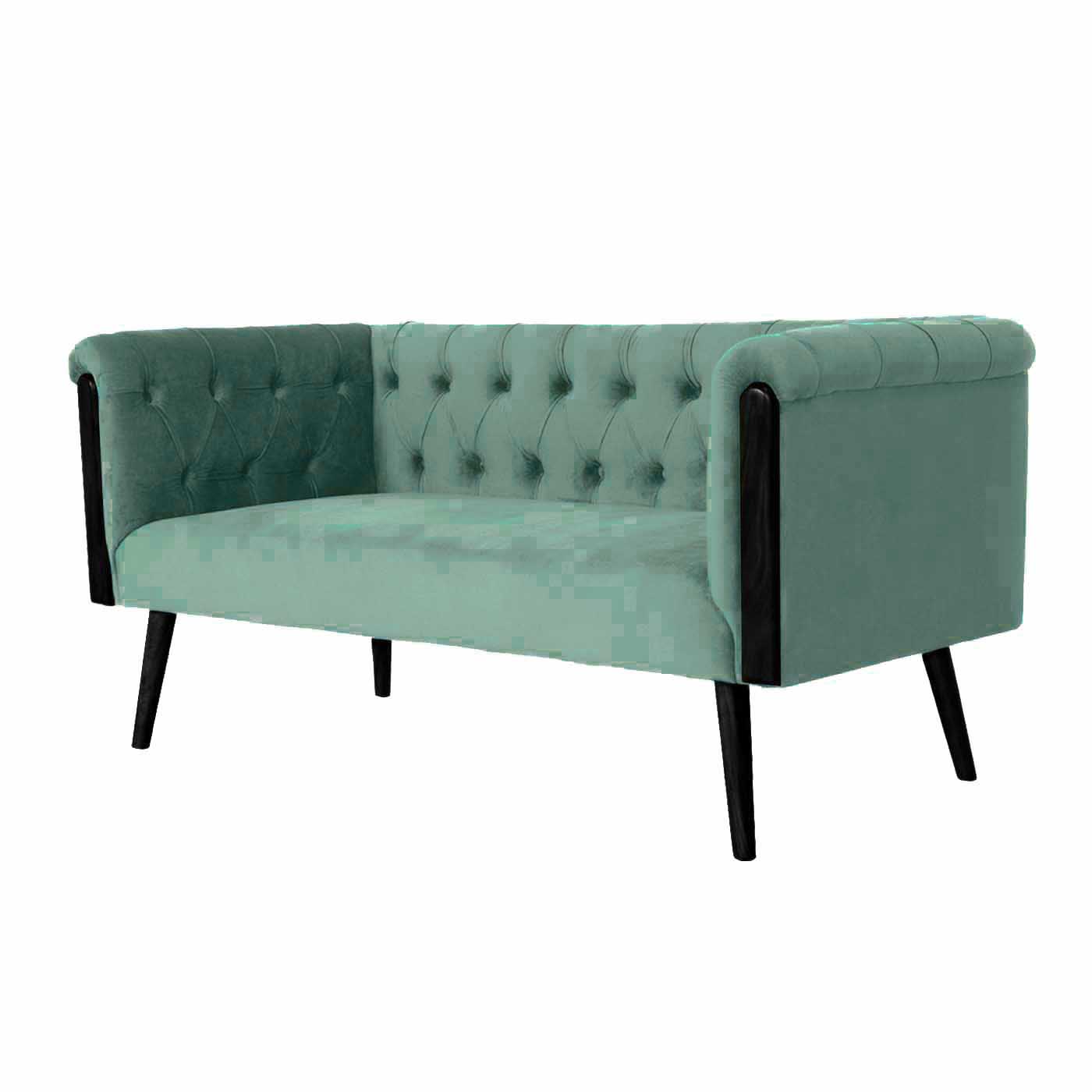 Chesterfield  Ebony Double Sofa