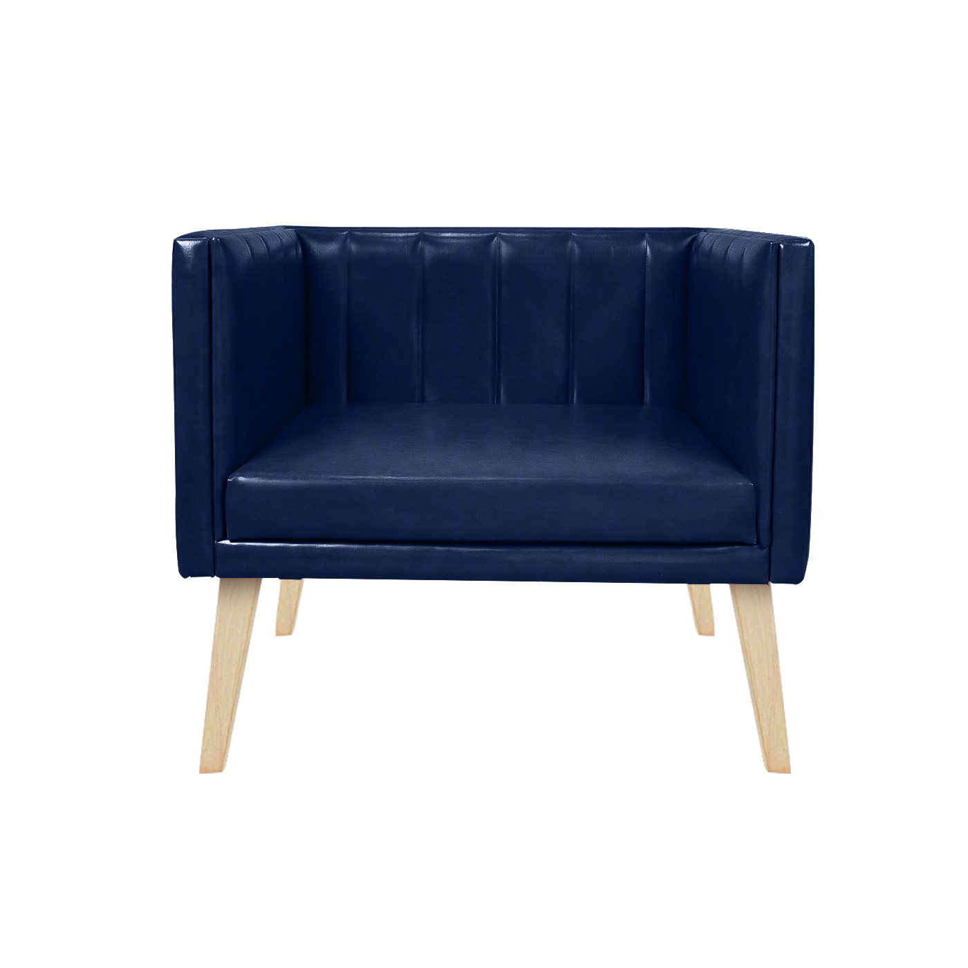 Melrose Faux Leather Light Single Sofa
