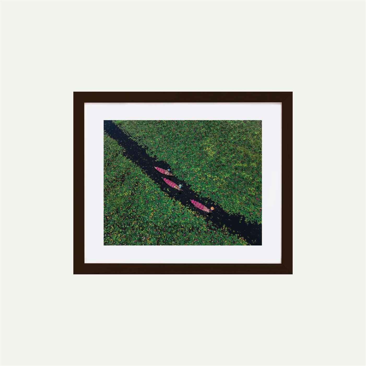 Wading Waterlilies set of two
