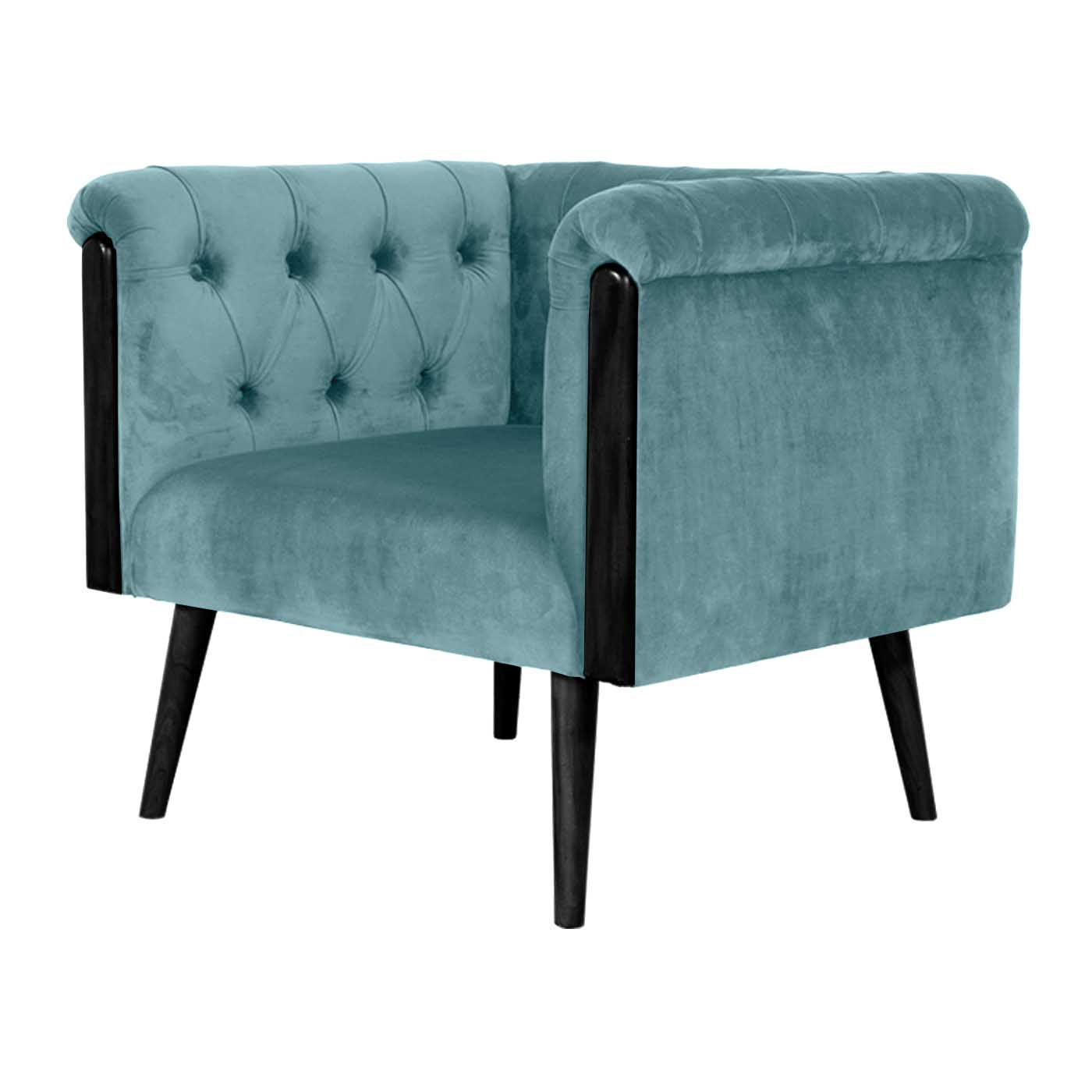 Chesterfield  Ebony Single Sofa