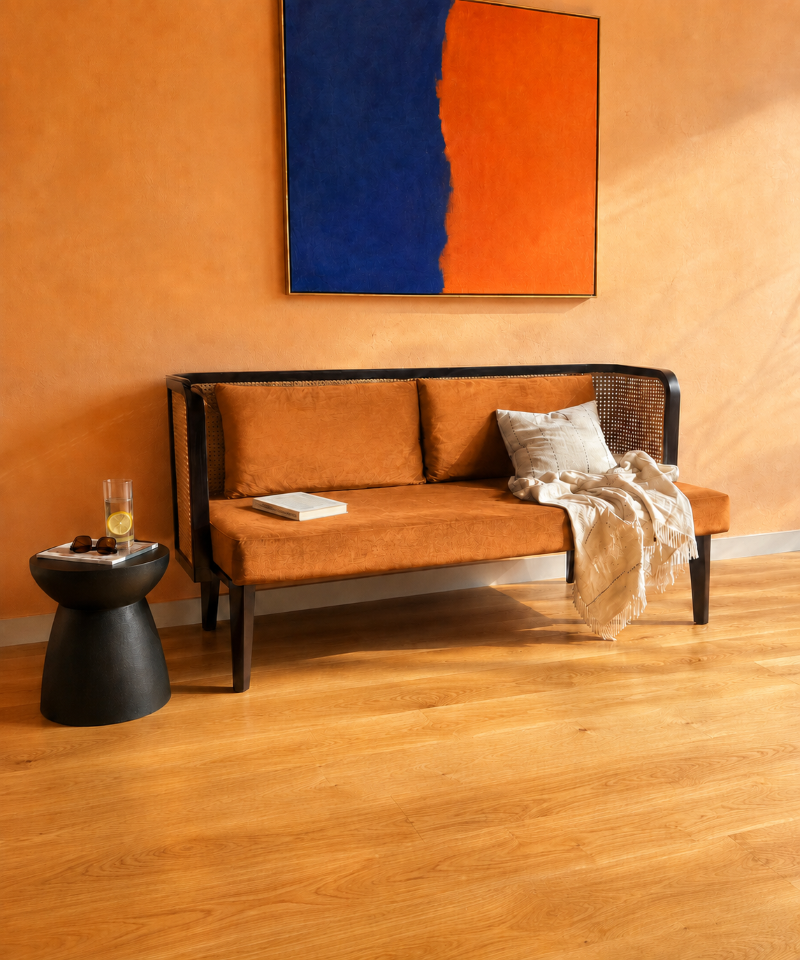 Ratargul Ebony Double Sofa