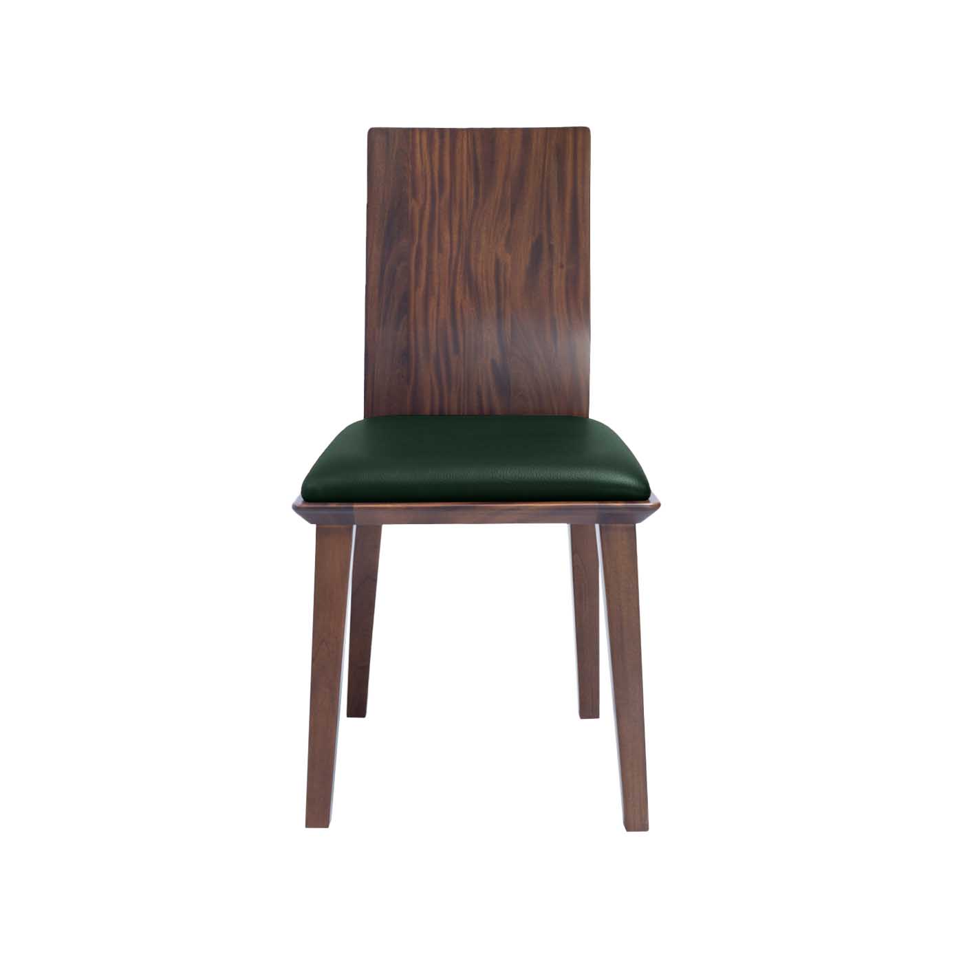 Muko Faux Leather Dark Dining Chair
