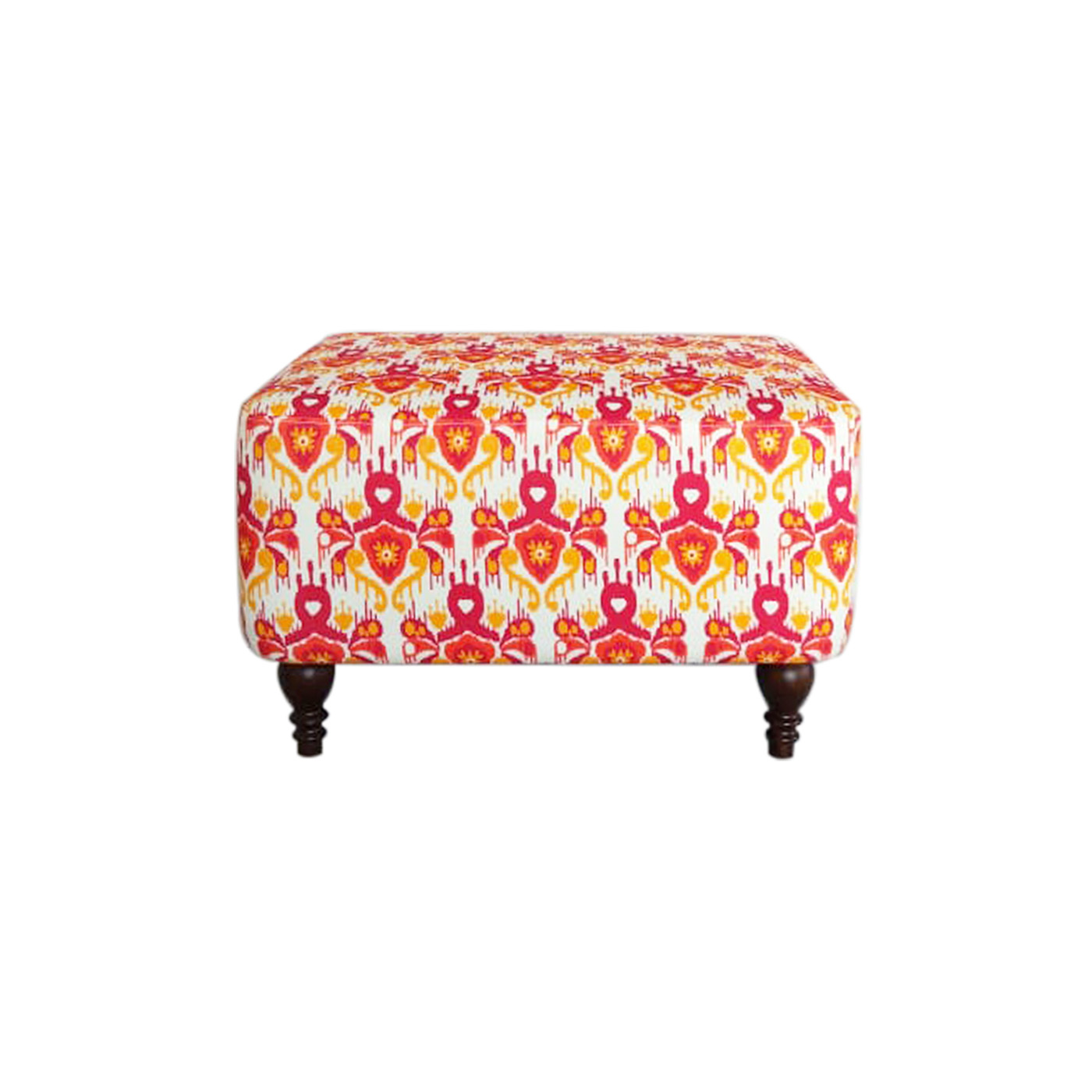 Rosewall Ikat  Ottoman (Limited Edition)