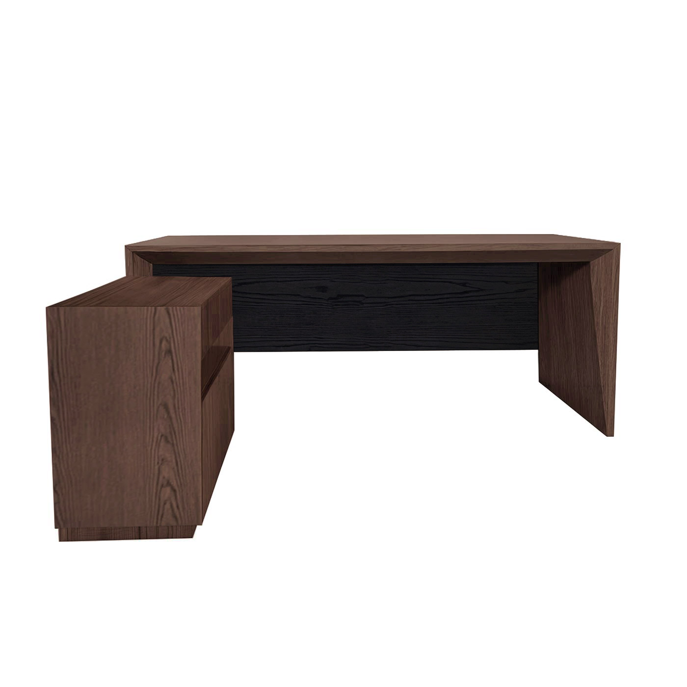 Riehen Mahogany Wood Executive Table