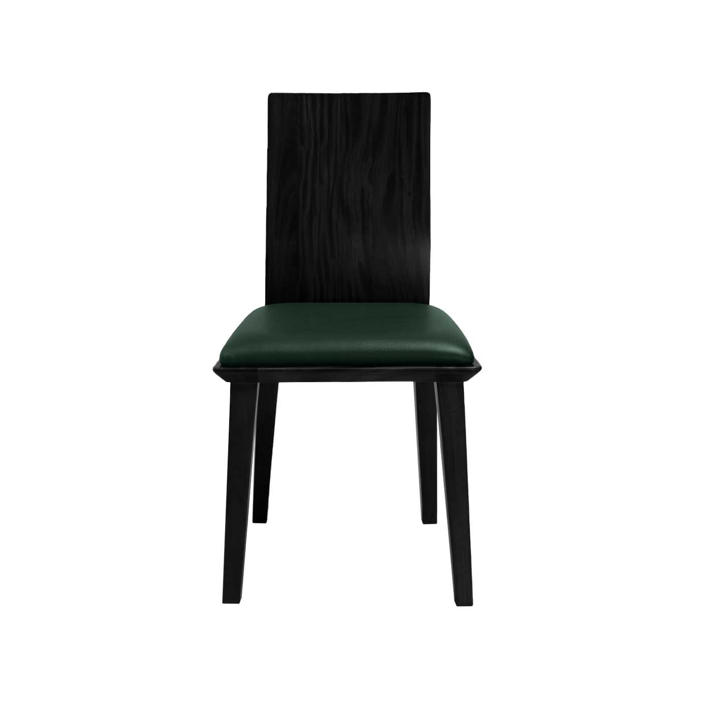 Muko Faux Leather Ebony Dining Chair