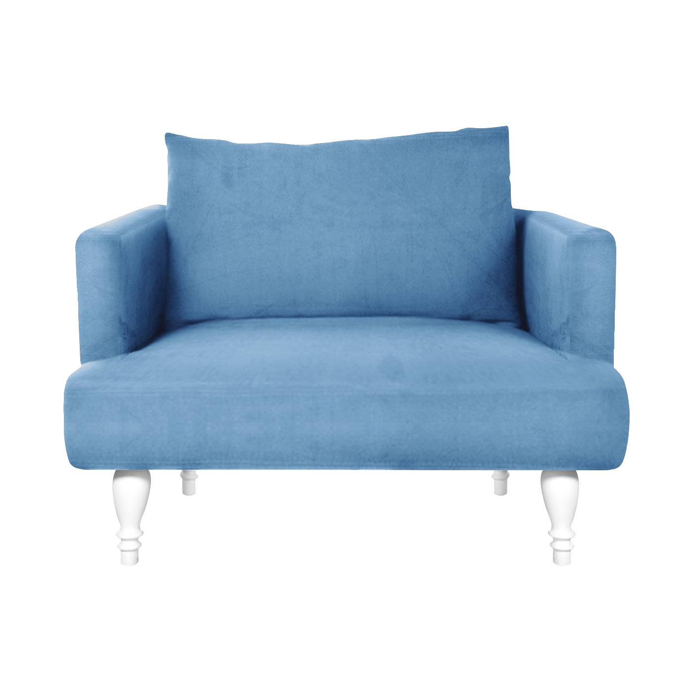 Rosewall  White Single Sofa