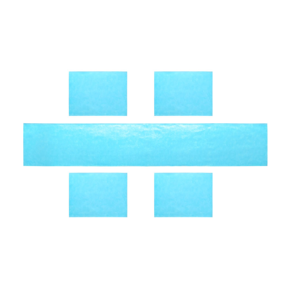 Cyan Blue Table Runner