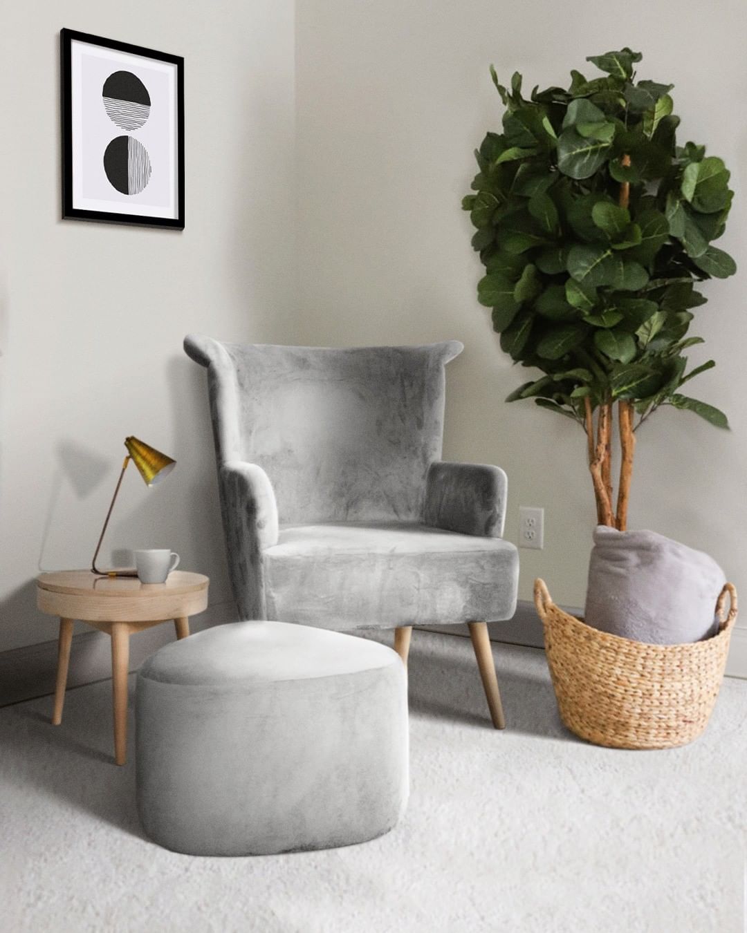 Pebble  Large Ottoman