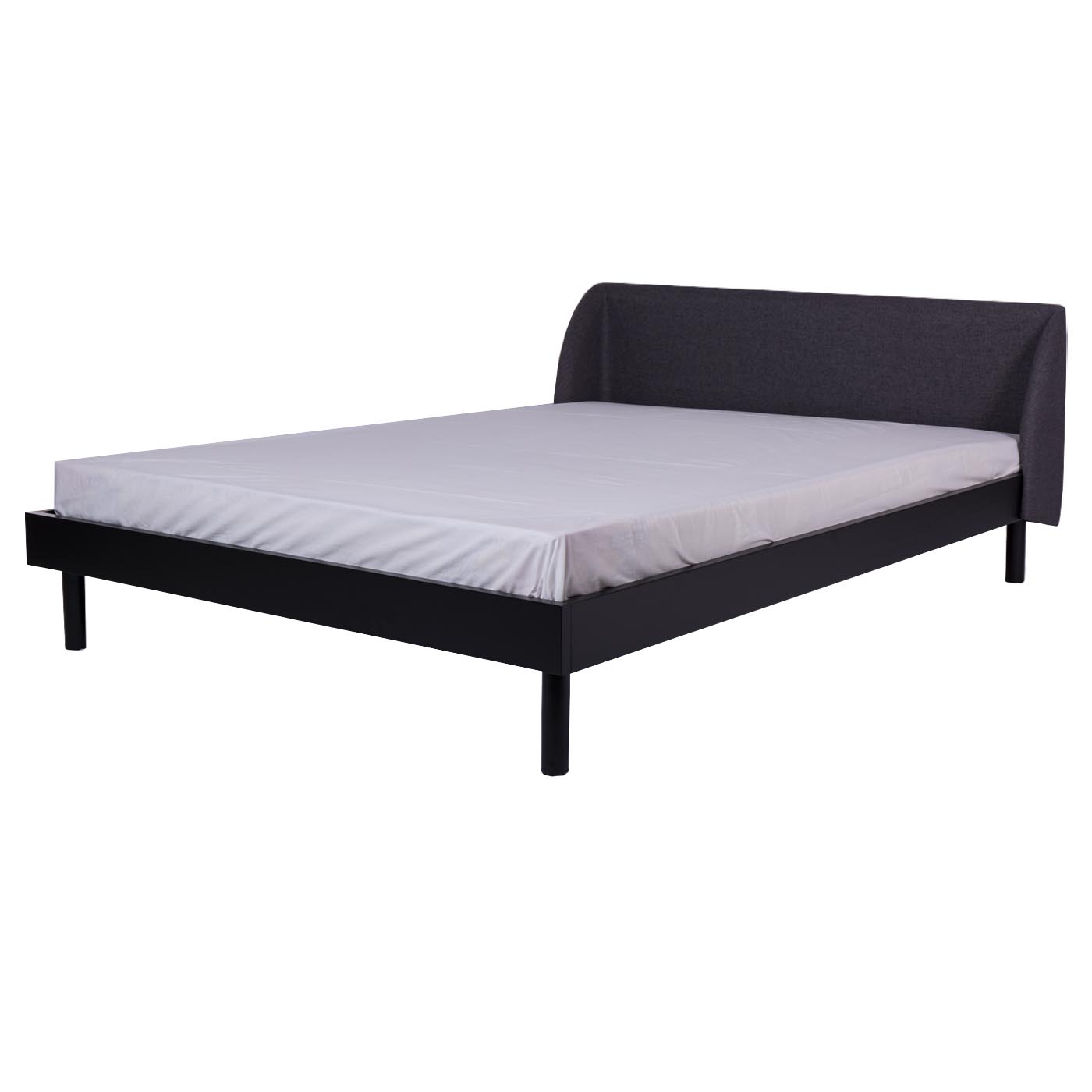 Navigli  Ebony High Headboard King Bed