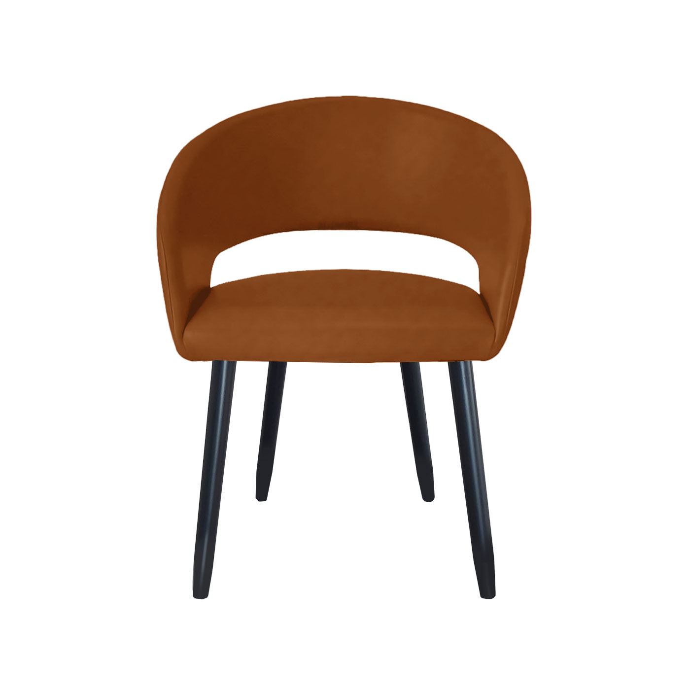 Ostrava Faux Leather Ebony Dining Chair
