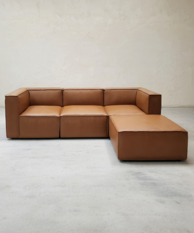 Malmo Faux Leather Sofa & Chaise