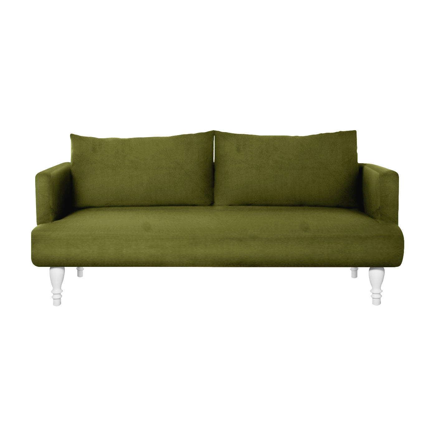 Rosewall  White Double Sofa