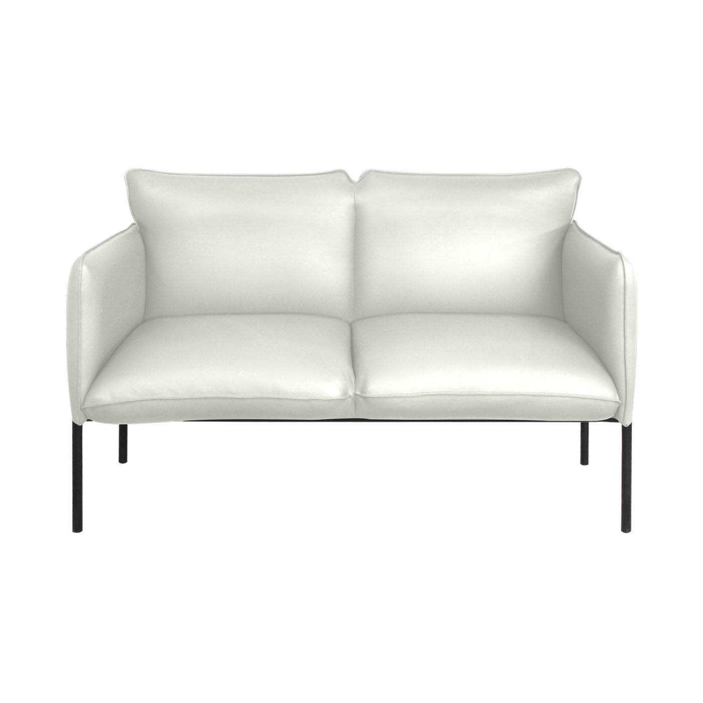 Dessau Faux Leather Double Sofa