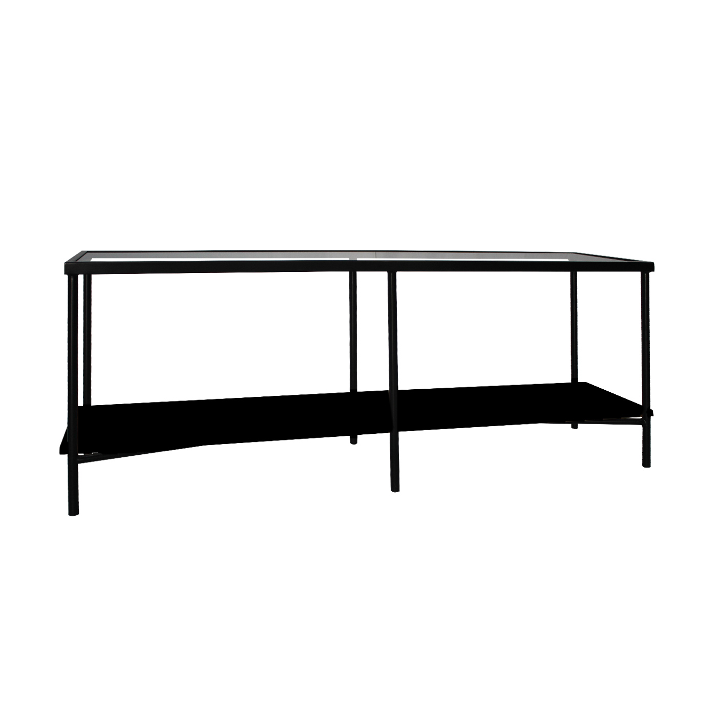 Preston Glass Low Shelf