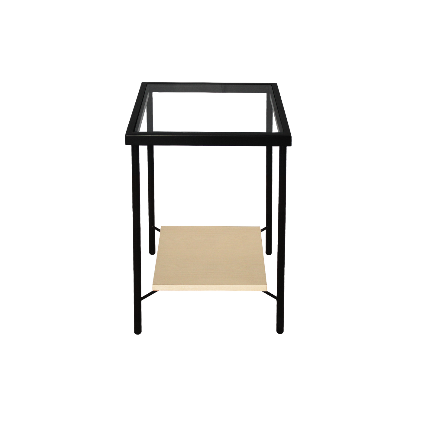 Preston Glass Square Side Table