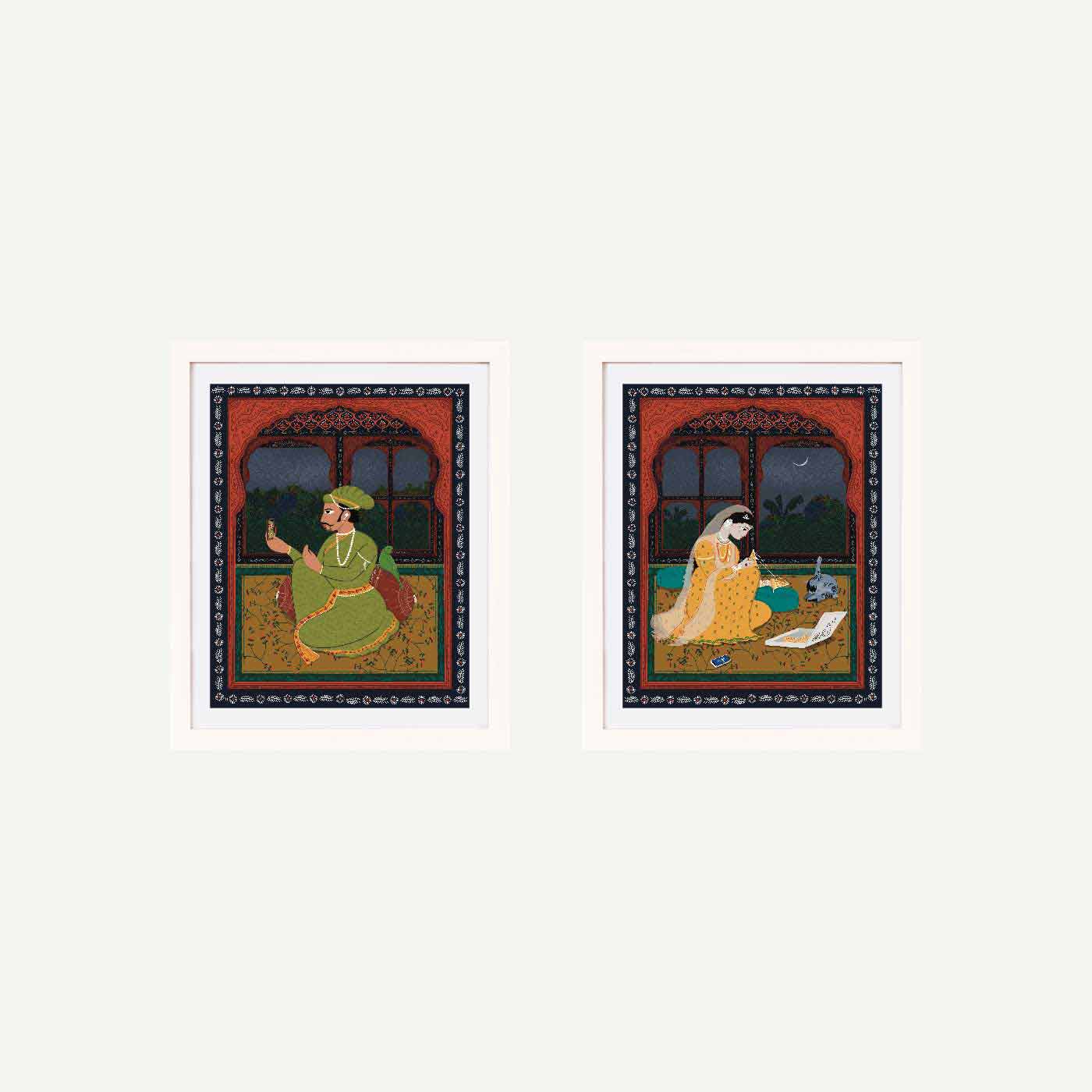 King and Queen Set Of Two