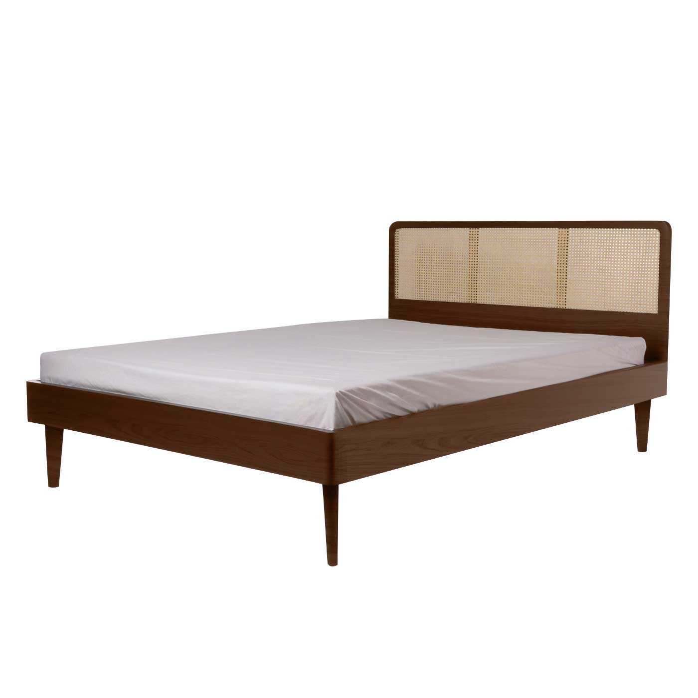 Ratargul Dark Queen Bed