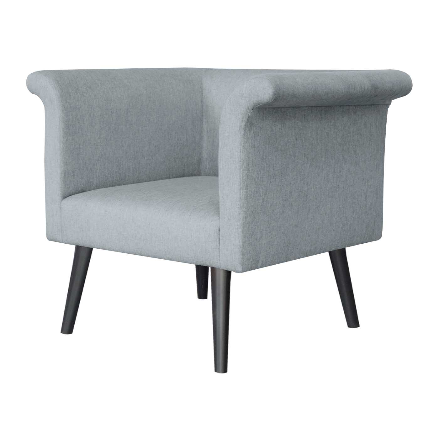 Pompeii  Ebony Single Sofa