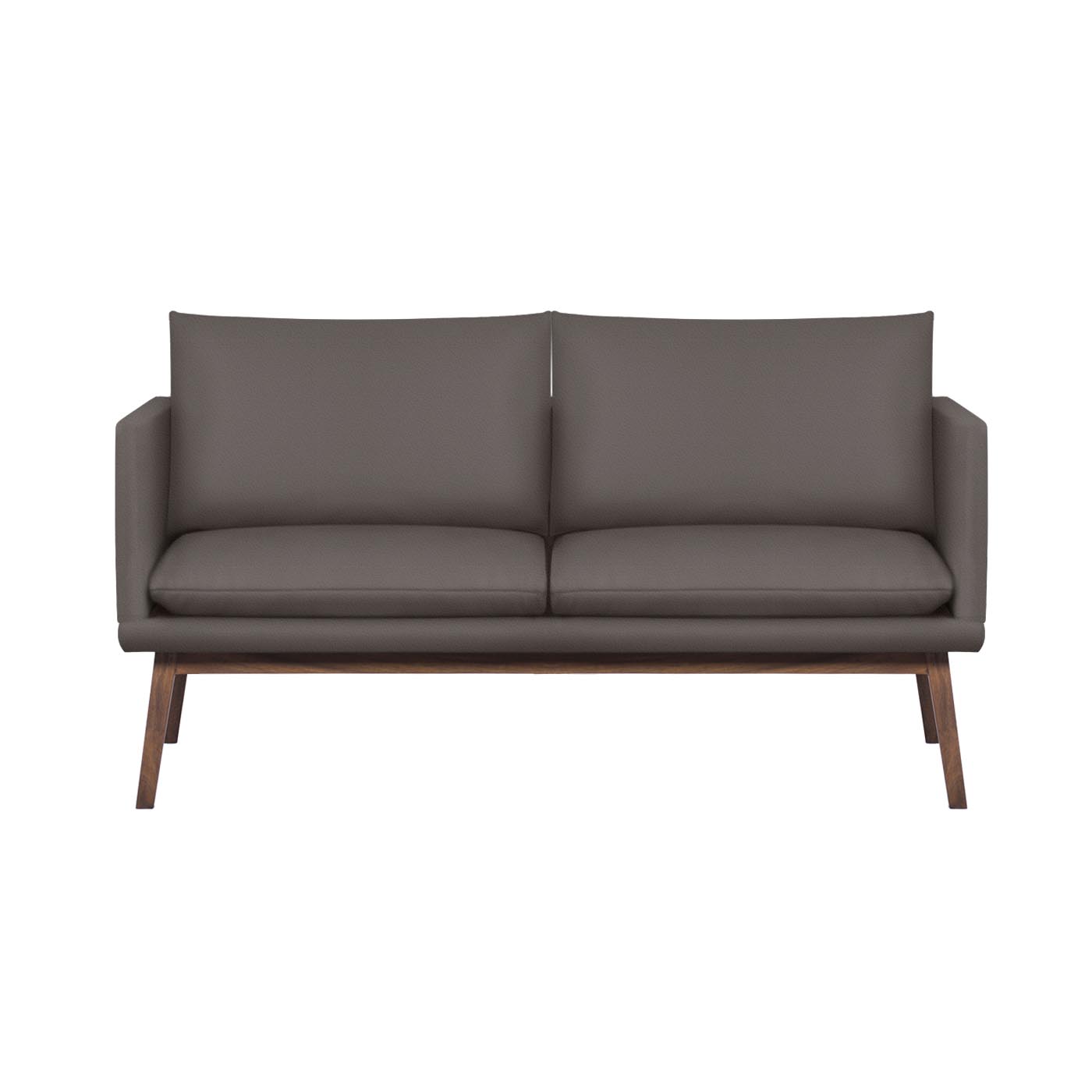 Vesterbro Faux Leather Dark Double Sofa