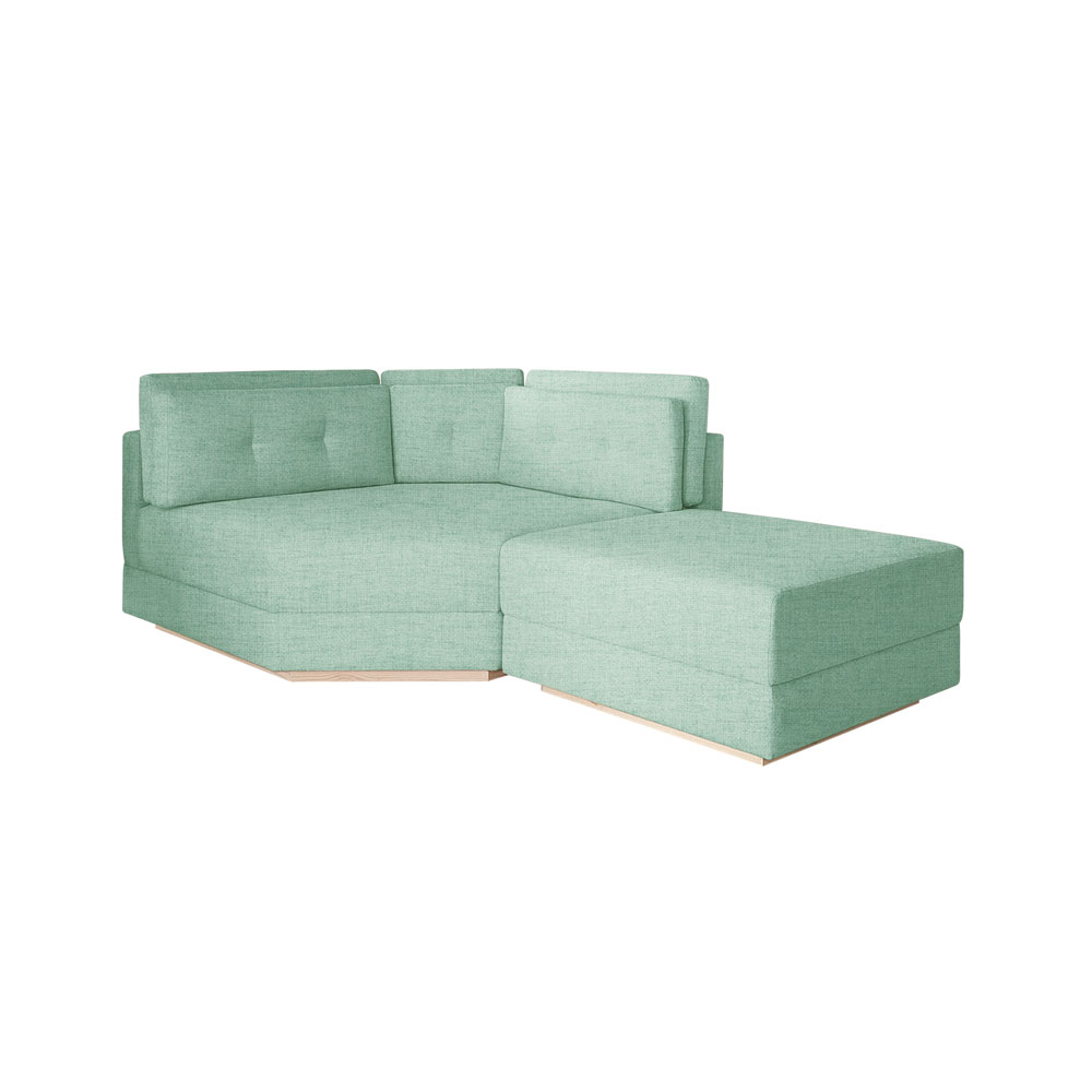Merano Corner Seater with Ottoman
