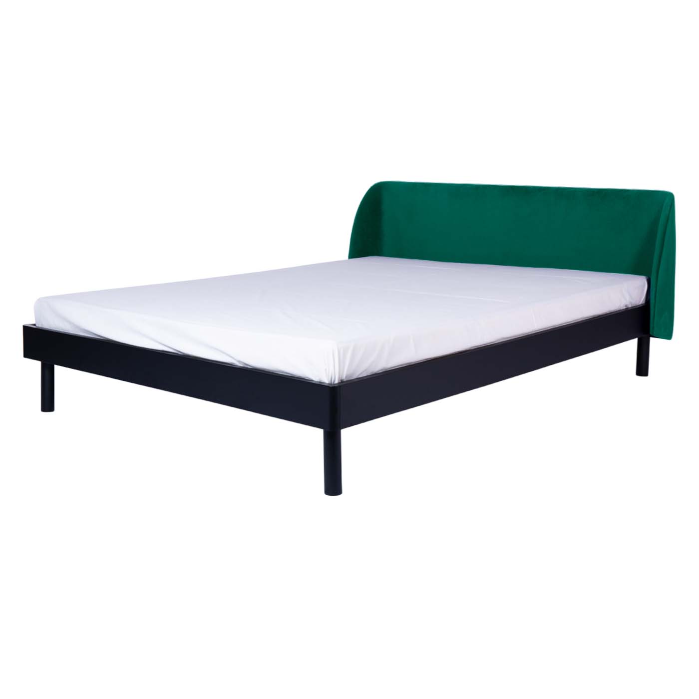 Navigli  Ebony High Headboard King Bed