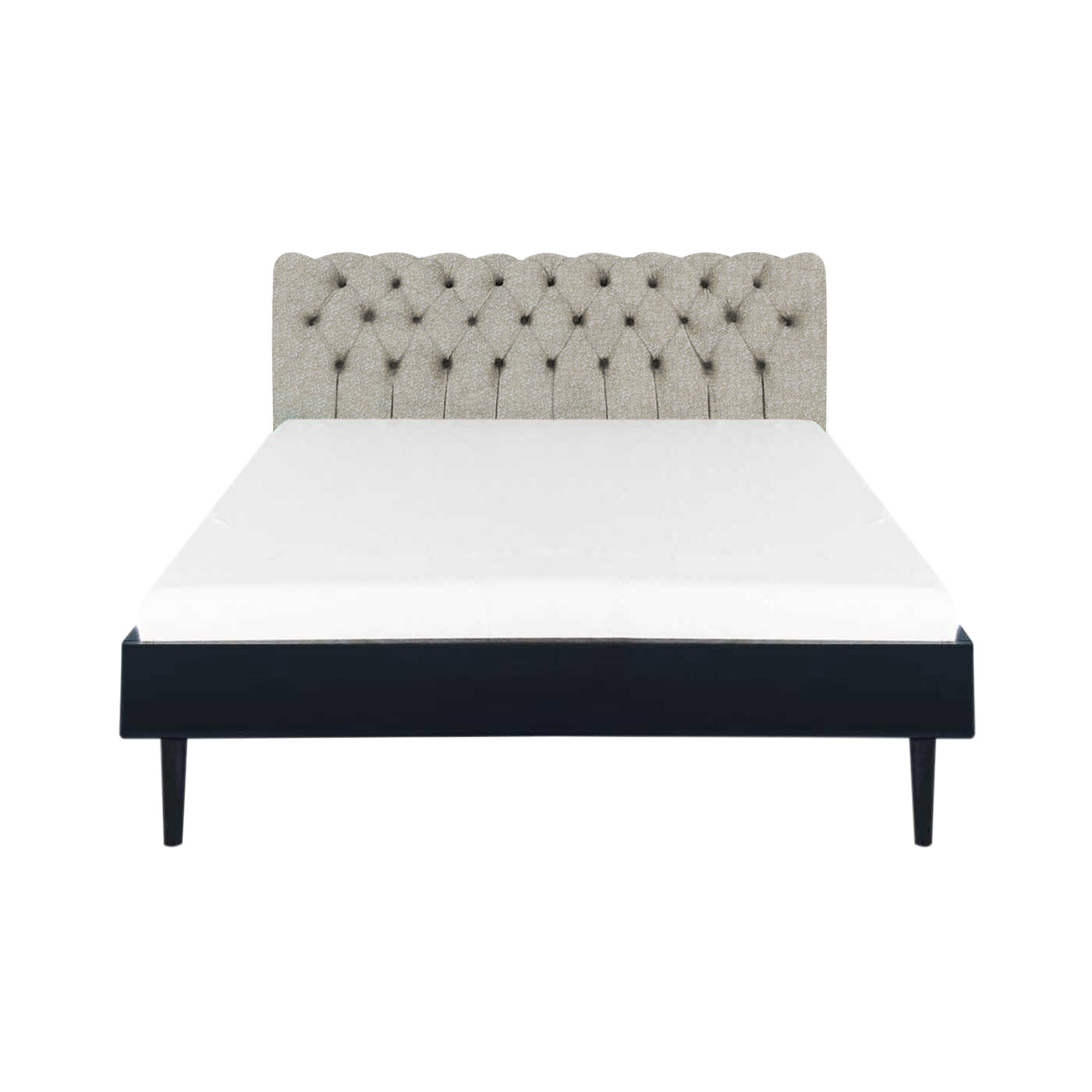 Chesterfield Ebony Queen Bed