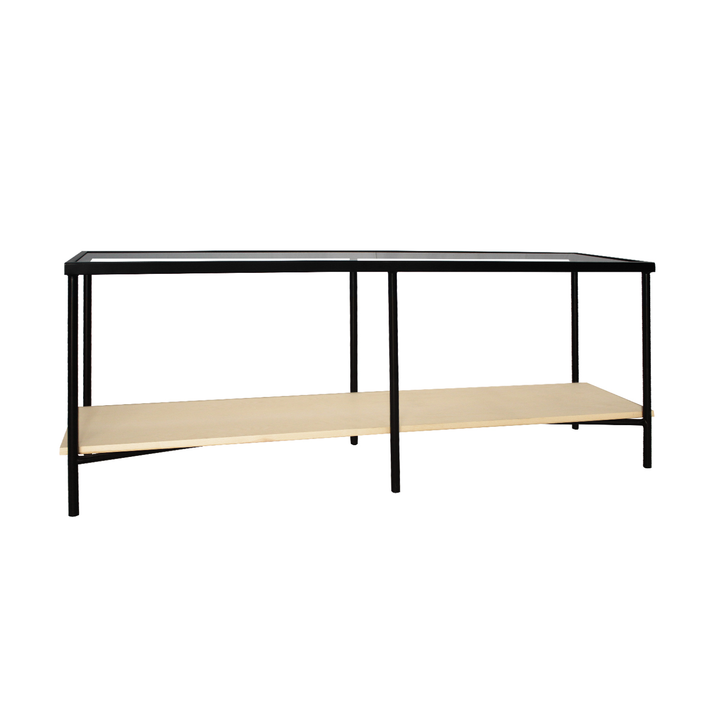 Preston Glass Low Shelf