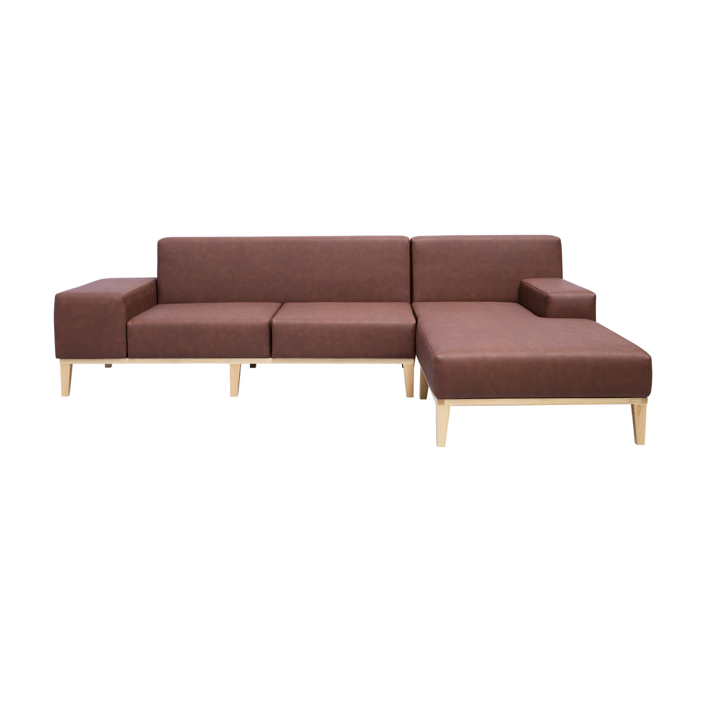 Soho Faux Leather Light Sofa