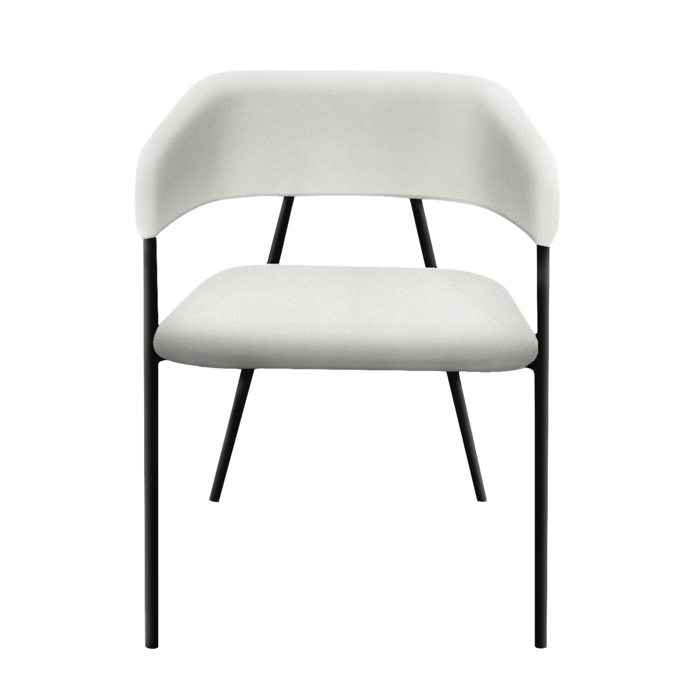 Navigli Faux Leather Slim Chair