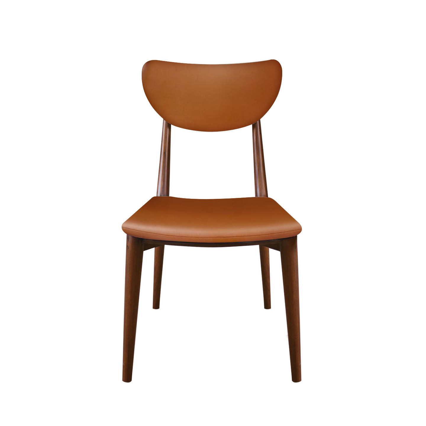Williamsburg Faux Leather Dark Dining Chair