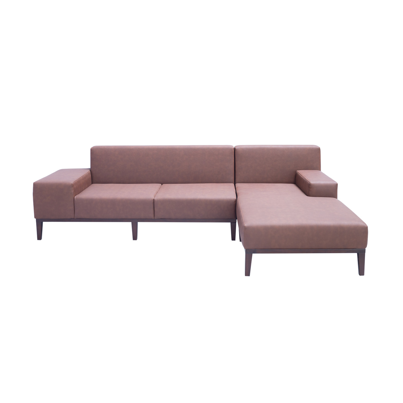 Soho Faux Leather Dark Sofa