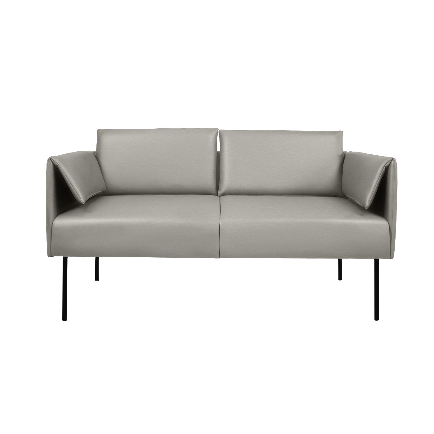 Preston Faux Leather Double Sofa