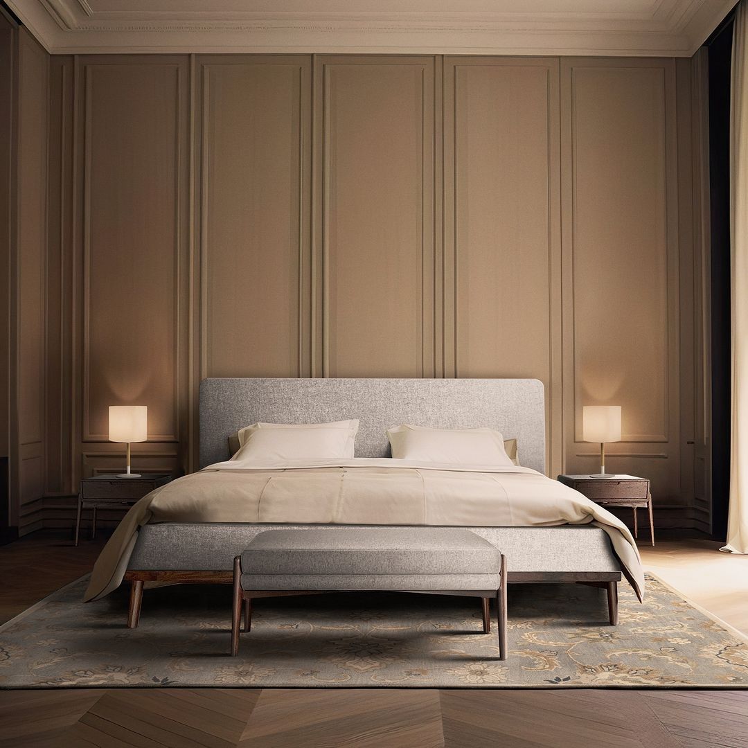Odense Dark King Bed